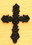 IWGAC 0184J-01221Bulk Fleur De Lis Cast Iron Cross 16 Pieces