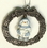 IWGAC 0193-97576 Snow Buddies Snowball Pewter Ornament