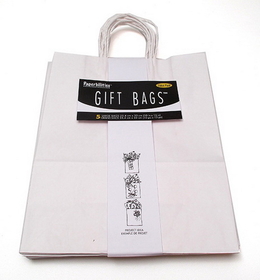 IWGAC 0199-85468 Gift Bag White Pack5