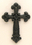 IWGAC 021-52349 Fleur De Lis Wall Cross Cast Iron