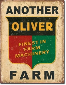 IWGAC 034-1775 TIN SIGN Another Oliver Farm