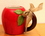 IWGAC 049-16176 Ceramic Apple Mug