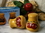 IWGAC 049-26146 Porcelain Apple Salt & Pepper Shakers