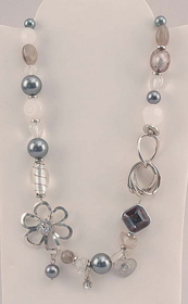 IWGAC 049-40372 Multi Beads Necklace