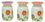 IWGAC 049-69108 Ceramic Flower Tart Warmer in Three Styles, Price Each