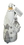 IWGAC 049-90243 White Resin Santa "Blessing" Figurine