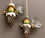 IWGAC 049-98286 Pinecone Ornaments set/2