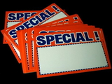 IWGAC 071-SCSP Florescent Orange Special Retail Tags