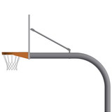 Jaypro 656-FABT-FR Basketball System - Gooseneck (5-9/16