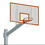 Jaypro 660-PF-FR Basketball System - Titan&#153; - Galvanized (6" x 6" Pole with 6' Offset) - 72" Perforated Steel Backboard - Flex Rim Goal