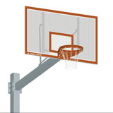 Jaypro 660-PF-UG Basketball System - Titan™ - Galvanized (6