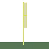 Jaypro BBCFP-20 Foul Poles - Collegiate (20') - Baseball/Softball (Semi-Permanent) (Yellow)