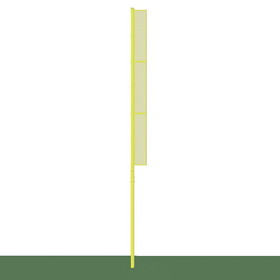 Jaypro BBCFP-30 Foul Poles - Collegiate (30') - Baseball/Softball (Semi-Permanent) (Yellow)