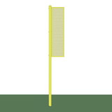 Jaypro BBSBFP-12SM Foul Poles - Collegiate (12') - Baseball/Softball (Surface Mount) (Yellow)