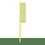 Jaypro BBSBFP-12SM Foul Poles - Collegiate (12') - Baseball/Softball (Surface Mount) (Yellow), Price/Pair