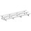 Jaypro BLCH-321TRG Bleacher - 21' (3 Row - Single Foot Plank) - Tip & Roll, Price/Each