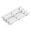 Jaypro BLCH-4AL Bleacher - 15' (4 Row - Single Foot Plank) - All Aluminum, Price/Each