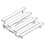 Jaypro BLDP-475TRG Bleacher - 7-1/2' (4 Row - Double Foot Plank) - Tip & Roll, Price/Each