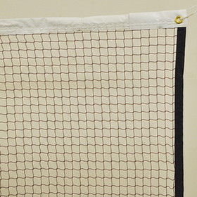 Jaypro BND-1 Badminton Replacement Net (210/12 Knotless Nylon Sq. Mesh) (21'L x 30"H) (Black)