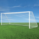Jaypro CC21S Soccer Goals - Classic Club Round Goal (7'H x 21'W x 3'B x 8'D)