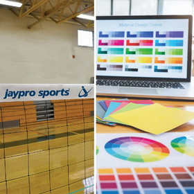Jaypro CVNT-1 Customized Graphics - Volleyball Top Net Tape