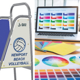 Jaypro CVNT-3 Customized Graphics - Beach Volleyball Referee Stand