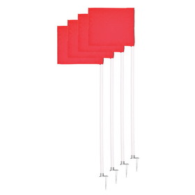 Jaypro DCF-251 Corner Flags - Official Size with Stationary Base - (Set of 4)