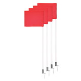 Jaypro DCF-255 Corner Flags - Deluxe with Spring Loaded Base - (Set of 4)