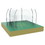 Jaypro DCHS-35BN Discus Cage (with Cage Net & Barrier Net - No Ground Sleeves), Price/Each