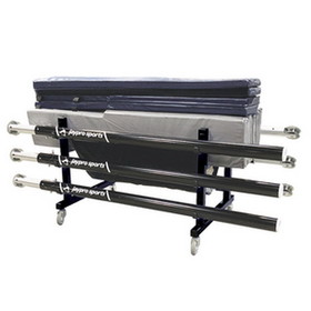 Jaypro EC-1000 Volleyball Equipment Carrier (48"L x 36"W - 6 Poles) - Deluxe