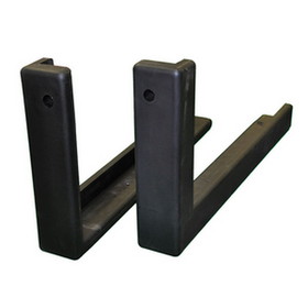 Jaypro EP-46 Edge Padding - Bolt-On (L shaped for I/O Wood/Acrylic Backboards) - Safe-Pro&#153; (72" Wide Backboard) (Black)