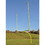 Jaypro FBGP-700 Football Goal Posts - 5-9/16" Pole | 6' Offset | 20' Uprights | 23'-4" Wide [HS] | Leveling Plate - Steel, White - White, Price/Pair
