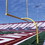 Jaypro FBGP-820C Football Goal Posts - 6-5/8" Pole | 8' Offset | 20' Uprights | 18'-6" Wide [HS] | Semi-Perm - Max-1&#153;, Price/Pair