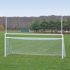 Jaypro FBSC-240 Goals - Soccer/Football (with Standard Backstays) - Deluxe, Official Size (8' H x 24' W x 4' B x 10' D)