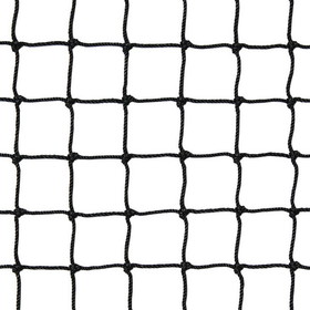 Jaypro FHND-8 Field Hockey Goal Replacement Nets (1-1/2" 2.5mm Poly Mesh) - Field Hockey Goal - Official (7'H x 12'W x 4'D) (Black)