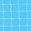 Jaypro FSG67910NHP Futsal Goal Replacement Net - Official Size (6' 7"H x 9' 10"W x 3'3"D - 4" Sq.) (2m x 3m) (White), Price/Each