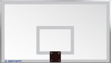 Jaypro GBCV-72 Backboard - Titan™ Replacement - Rectangular - Tempered Glass (42