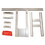 Jaypro HRKIT-RC Hoop Rejuvenator&#153; Kit (H-Frame Design with 72" Steel Backboard), Price/Each