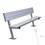 Jaypro PB-80SM Player Bench with Seat Back - 7-1/2' - Surface Mount, Price/Each