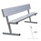Jaypro PB-80 Player Bench with Seat Back - 7-1/2' - Portable, Price/Each