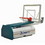 Jaypro PBB-200 Basketball System - Portable (Indoor) (48" Board Extension) - 48" Acrylic Backboard, Breakaway Goal