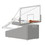 Jaypro PBEL66 Basketball System - Portable (Indoor) - Elite 6600 (5'6" Board Extension) -72" Glass Backboard, Breakaway Goal, Price/Each