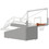 Jaypro PBEL96 Basketball System - Portable (Indoor) - Elite 9600 (8' Board Extension) - 72" Glass Backboard, Breakaway Goal, Price/Each