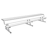 Jaypro PBS-20 Player Bench with Seat Back and Shelf - 15' - Portable