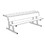 Jaypro PBS-80 Player Bench with Seat Back and Shelf - 7-1/2' - Portable, Price/Each