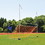 Jaypro PCG-800 Portable Practice Football/Soccer Combo Goal (High School) (8' H x 24' W with 10' H Uprights, 23'-4" width)
