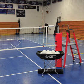 Jaypro PVB-7PKG PowerLite&#153; Volleyball System Package (3-1/2" Floor Sleeve) - NFHS, NCAA, USVBA Compliant