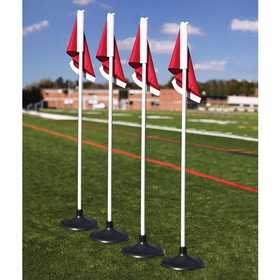 Jaypro RBF-4 Corner Flags - Premium - with Rubber Base (Set of 4)