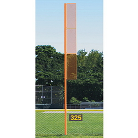 Jaypro SBFP-40-OR 40' Professional Foul Pole (Softball &#8211; Semi/Perm &#8211; Orange)