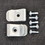 Jaypro SNT-200 Net Clips (Steel) with Self Drilling Screws (Set of 70), Price/Each